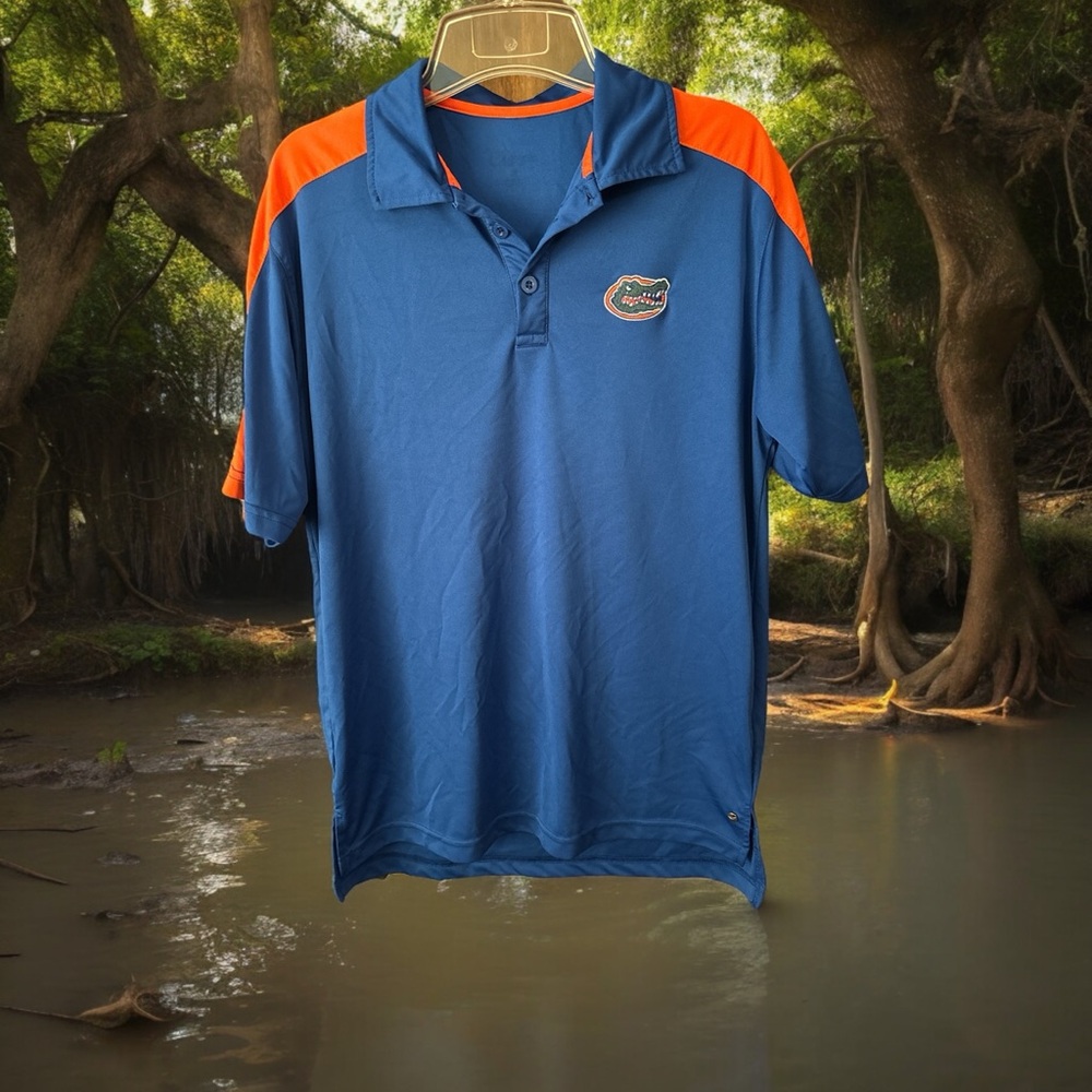 Chiliwear Florida Gators Men’s Polo NCAA Gator Athletics Team Sportswear Medium